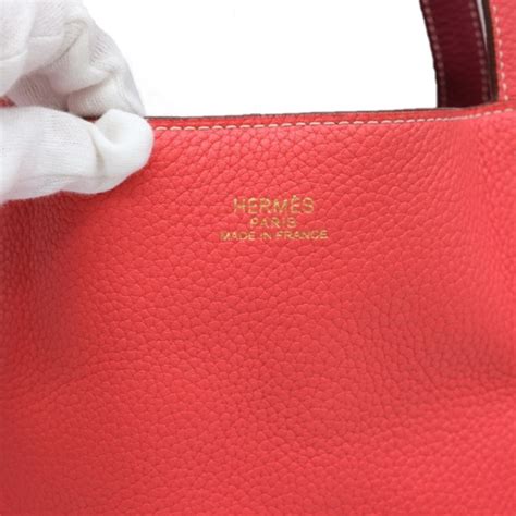 Hermes Clemence Double Sens 45 Tote Bag 